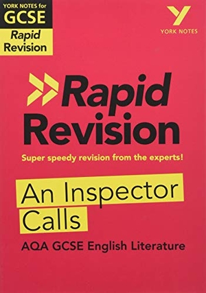 Green, Mary. York Notes for AQA GCSE Rapid Revision: An Inspector Calls catch up, revise and be ready for and 2023 and 2024 exams and assessments. Pearson Education Limited, 2019.