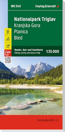 freytag & berndt Wanderkarte Nationalpark Triglav - Kranjska Gora - Planica - Bled 1:35.000