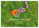 Gefährdete Insekten - unsere Nützlinge (Wandkalender 2024 DIN A2 quer), CALVENDO Monatskalender