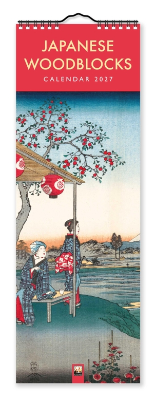 Flame, Tree. Japanese Woodblocks - Japanische Holzschnitte - Slimline-Kalender 2027 - Original Flame Tree Publishing-Kalender Slimeline [Kalender]. Browntrout Verlags GmbH, 2026.