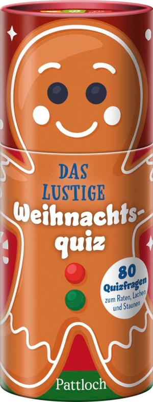 Pattloch Verlag (Hrsg.). Das lustige Weihnachtsquiz - 80 Fragen zum Raten, Lachen und Staunen | Kinderquiz ab 7 Jahren. Mit 80 Quizfragen rund um Advent, Winter und Weihnachten. Pattloch Geschenkbuch, 2026.