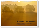MORGENS UND ABENDS - Zauberhafte Lichtstimmungen (Wandkalender 2025 DIN A4 quer), CALVENDO Monatskalender