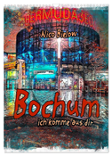 Bochum ich komme aus dir (Wandkalender 2024 DIN A3 hoch), CALVENDO Monatskalender