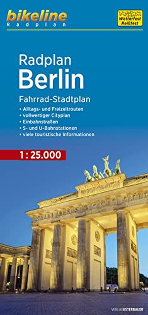 Verlag, Esterbauer (Hrsg.). Radplan Berlin - Fahrrad-Stadtplan 1:25.000. Esterbauer GmbH, 2022.