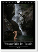 Wasserfälle im Tessin - Aktaufnahmen an schönen Wasserfällen in der Südschweiz (Wandkalender 2024 DIN A4 hoch), CALVENDO Monatskalender