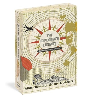 Obscura, Atlas / Wong, Cecily et al. The Explorer's Library - Books That Inspire Wonder (Atlas Obscura and Gastro Obscura 2-Book Set). Workman Publishing, 2022.