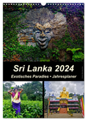 Sri Lanka 2024 - Exotisches Paradies - Jahresplaner (Wandkalender 2024 DIN A3 hoch), CALVENDO Monatskalender