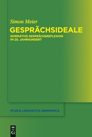 Meier, Simon. Gesprächsideale - Normative Gesprächsreflexion im 20. Jahrhundert. De Gruyter, 2013.