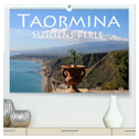 Taormina Siziliens Perle (hochwertiger Premium Wandkalender 2024 DIN A2 quer), Kunstdruck in Hochglanz