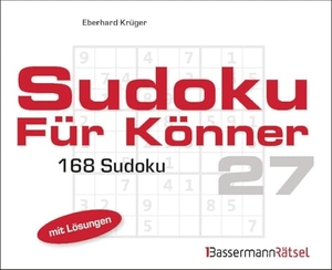 Krüger, Eberhard. Sudoku für Könner 27 (5 Exemplare à 2,99 EUR). Bassermann, Edition, 2025.