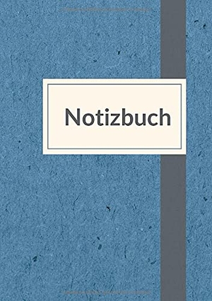A5, Notizbuch / Notebook A5. Notizbuch A5 liniert - 100 Seiten 90g/m² - Soft Cover blau meliert - FSC Papier - Notebook A5 liniert weißes Papier. LIWI Literatur- und Wissenschaftsverlag, 2021.