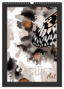 Papillon Art (Wandkalender 2025 DIN A3 hoch), CALVENDO Monatskalender