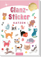 Glanz-Sticker - Katzen