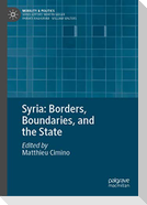 Syria: Borders, Boundaries, and the State