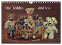 Die Teddys sind los (Wandkalender 2024 DIN A4 quer), CALVENDO Monatskalender