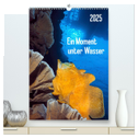 Ein Moment unter Wasser (hochwertiger Premium Wandkalender 2025 DIN A2 hoch), Kunstdruck in Hochglanz