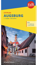 Falk Cityplan Augsburg 1:18.500