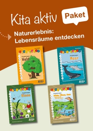 Ernsten, Svenja / Hütter, Jenny et al. Paket Kita aktiv Naturerlebnis: Lebensräume entdecken - Kindergarten-Projekte zu Wald, Wiese, Meer & Seen zum Sonderpreis. Buch Verlag Kempen, 2025.