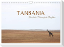 Tansania - Durch die Nationalparks Ostafrikas (Wandkalender 2024 DIN A4 quer), CALVENDO Monatskalender