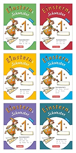 Maurach, Jutta / Pfeifer, Katrin et al. Einsterns Schwester Erstlesen 1. Jahrgangsstufe. 6 Buchstabenhefte mit Lauttabelle. Bayern 2014 - In Druckschrift. Cornelsen Verlag GmbH, 2014.