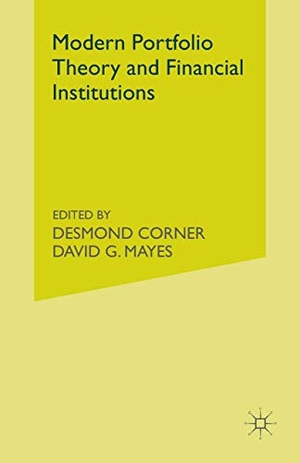 Mayesd, David G. Modern Portfolio Theory and Financial Institutions. Springer Nature B.V., 1983.