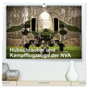 Hubschrauber und Kampfflugzeuge der NVA (hochwertiger Premium Wandkalender 2024 DIN A2 quer), Kunstdruck in Hochglanz