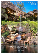 Wasserfälle aus aller Welt (Tischkalender 2024 DIN A5 hoch), CALVENDO Monatskalender
