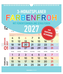 3-Monatsplaner Farbenfroh 2027