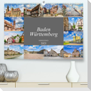 Baden-Württemberg Stadtansichten (Premium, hochwertiger DIN A2 Wandkalender 2023, Kunstdruck in Hochglanz)