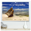 Seychellen - Inselparadiese Mahé La Digue Praslin (hochwertiger Premium Wandkalender 2025 DIN A2 quer), Kunstdruck in Hochglanz