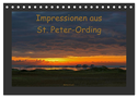 Impressionen aus St. Peter-Ording (Tischkalender 2025 DIN A5 quer), CALVENDO Monatskalender