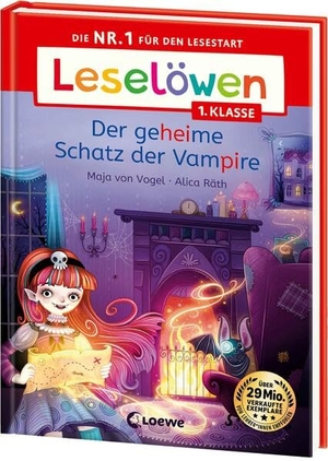 Vogel, Maja von. Leselöwen 1. Klasse - Der geheime Schatz der Vampire - Die Nr. 1 für den Lesestart - Mit Leselernschrift ABeZeh - Erstlesebuch für Kinder ab 6 Jahren. Loewe Verlag GmbH, 2026.