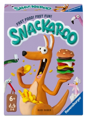 Biber, Rudi. Snackaroo - Kartenspiel ab 6 Jahren. Ravensburger Spieleverlag, 2026.