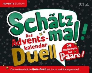 Schätz mal! Das Adventskalender-Duell - 24 Challenges für Paare. Naumann & Göbel Verlagsg., 2026.