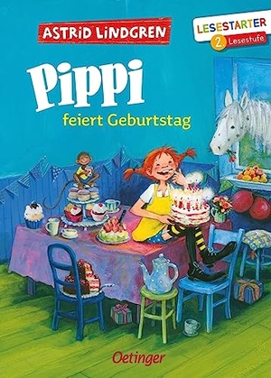 Lindgren, Astrid. Pippi feiert Geburtstag - Lesestarter. 2. Lesestufe. Oetinger, 2022.