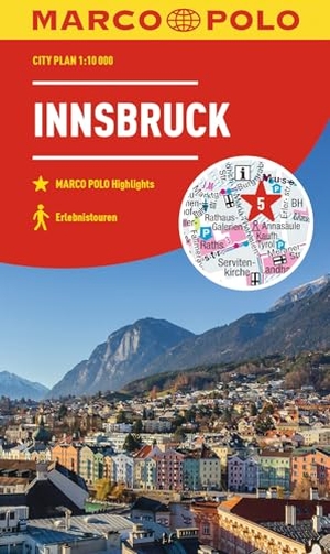 MARCO POLO Cityplan Innsbruck 1:12.000. Mairdumont, 2023.