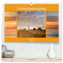 Sonnenuntergang an der Ostsee (hochwertiger Premium Wandkalender 2025 DIN A2 quer), Kunstdruck in Hochglanz