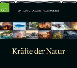 Neumann Verlage GmbH & Co KG (Hrsg.). GEO Edition: Kräfte der Natur 2027 - Wandkalender 70x60 cm mit 12 Naturfotografien, deutschem Kalendarium, Spiralbindung und Postkarten. Neumann Verlage GmbH & Co, 2026.