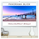 Panorama-Blick Ostseeheilbad Zingst (hochwertiger Premium Wandkalender 2025 DIN A2 quer), Kunstdruck in Hochglanz