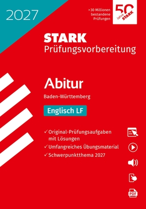 STARK Englisch LF - Abitur 2027 BW - Prüfungsvorbereitung. Stark Verlag GmbH, 2026.