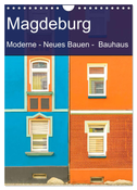 Magdeburg - Moderne - Neues Bauen - Bauhaus (Wandkalender 2024 DIN A4 hoch), CALVENDO Monatskalender