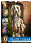 Persischer Windhund (Wandkalender 2025 DIN A3 hoch), CALVENDO Monatskalender