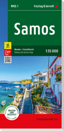 Samos, Wander- und Freizeitkarte 1:35.000, freytag & berndt