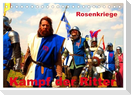 Kampf der Ritter - Rosenkriege (Tischkalender 2024 DIN A5 quer), CALVENDO Monatskalender