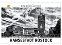 Ein Blick auf die Hansestadt Rostock (Wandkalender 2024 DIN A3 quer), CALVENDO Monatskalender