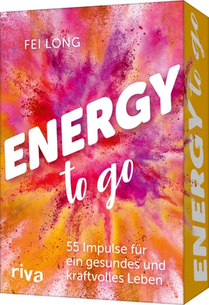 Long, Fei. Energy to go - 55 Impulse für ein gesundes und kraftvolles Leben. Kartenset für mehr Kraft, Gesundheit, Zufriedenheit. Einfache Übungen und Inspirationen, die dein Leben verändern. riva Verlag, 2023.