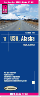 Reise Know-How Landkarte USA 11, Alaska (1 : 2.000.000)