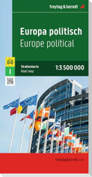 Europa politisch 1 : 3 500 000. Autokarte /  Laufzeit bis 2022