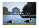 Nymphenburger Park (Tischkalender 2024 DIN A5 quer), CALVENDO Monatskalender