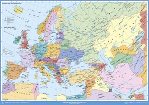 Stiefel, Heinrich. Europa und der Nahe Osten politisch - umweltfreundliches Lernposter. Stiefel Eurocart GmbH, 2019.